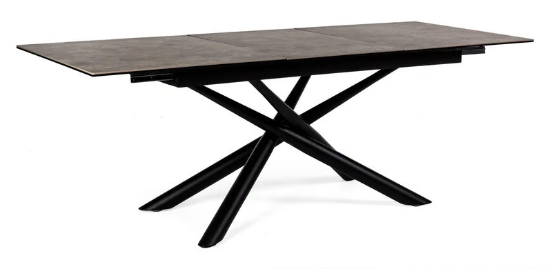 Tavolo allungabile in ceramica su vetro temperato 160-220x90 cm