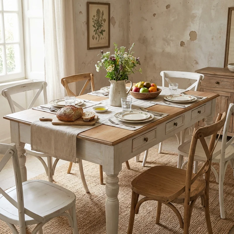 Tavolo da pranzo in legno 135x75 - SELKET