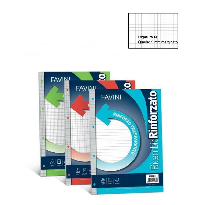 Fogli Di Ricambio A4 Confezione 40fg 80 Gr Q