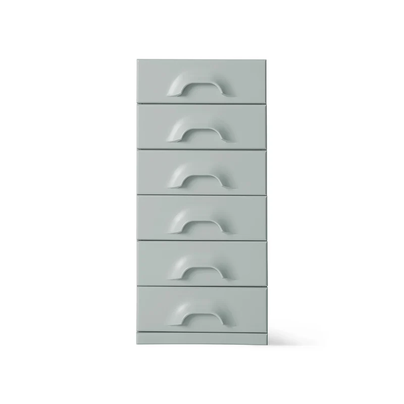 Cassettiera a 6 cassetti, grigio