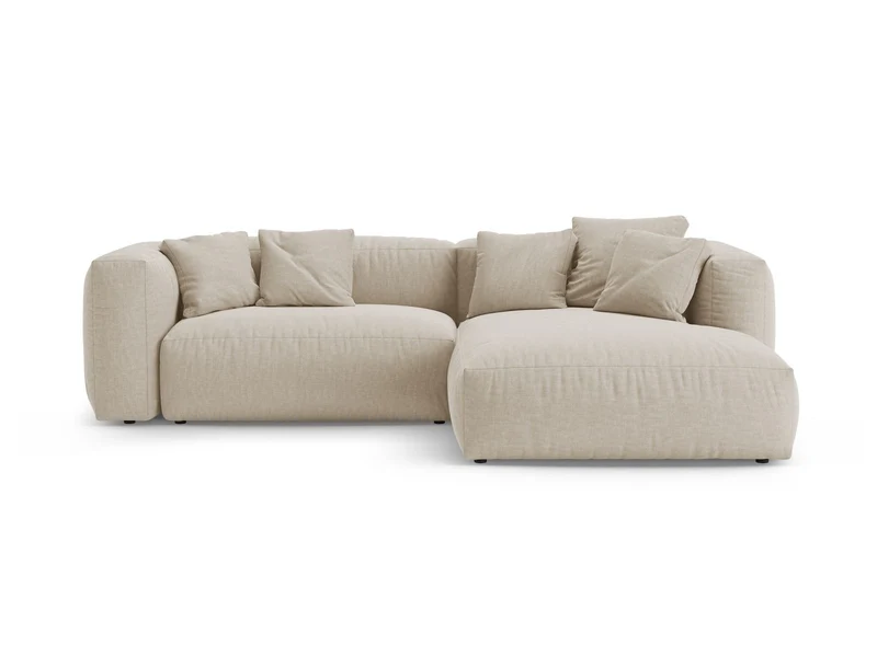 Divano Angolare Destro con Funzione Letto, "Martina", 4 Posti, 280x170x75