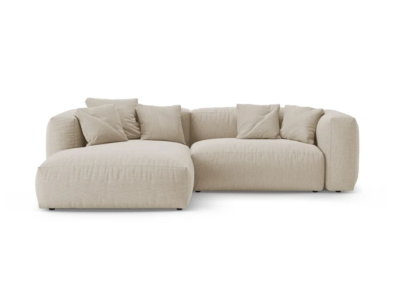 Divano Angolare Sinistro con Funzione Letto, "Martina", 4 Posti, 280x170x75
