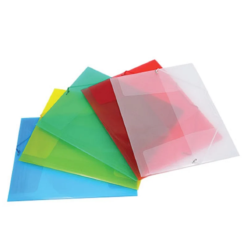 Cartellina Elastico Angolare 24,5x34 Cm Gialla