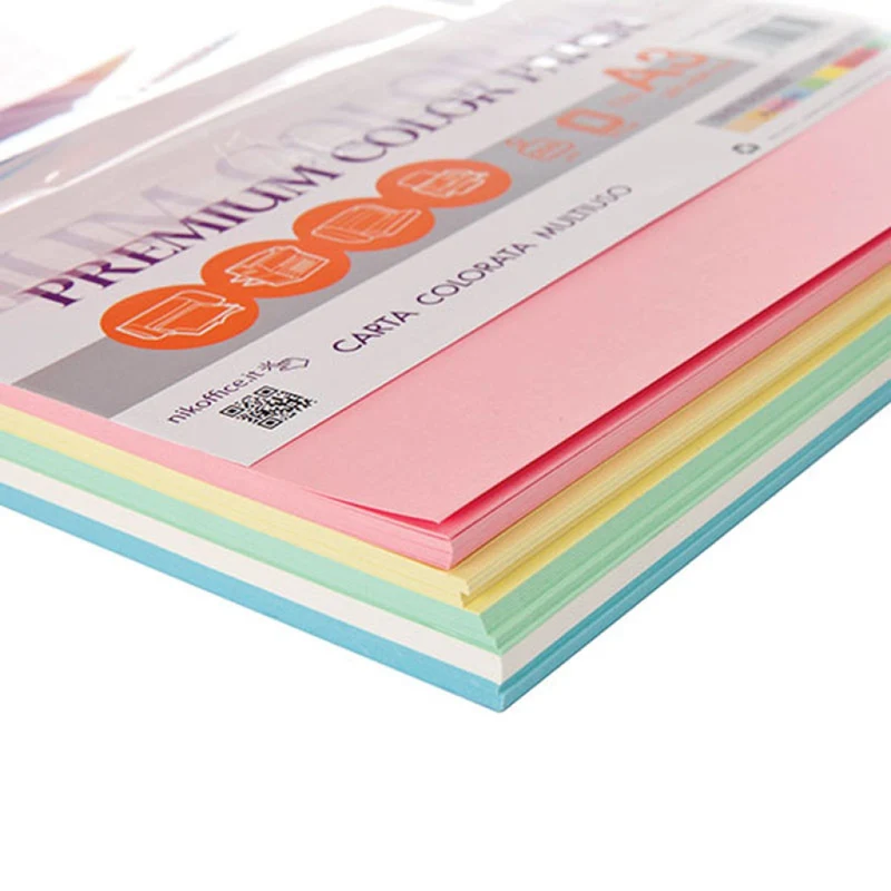 Carta Fotocopie 100 Fg Colori Assortiti Pastel 80g
