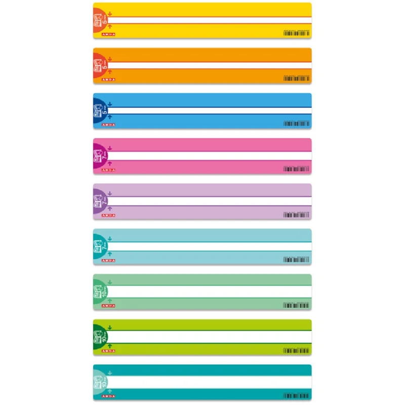 Righello Segna Riga Lettura Guidata Colori Assorti