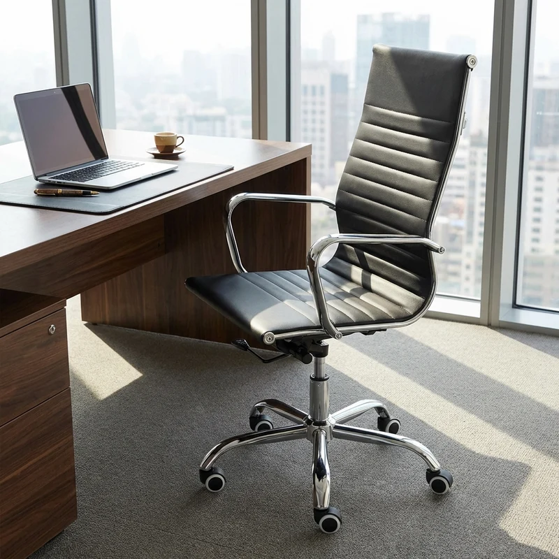 Sedia da Ufficio in Poliuretano cm 60x60x125 - LEN