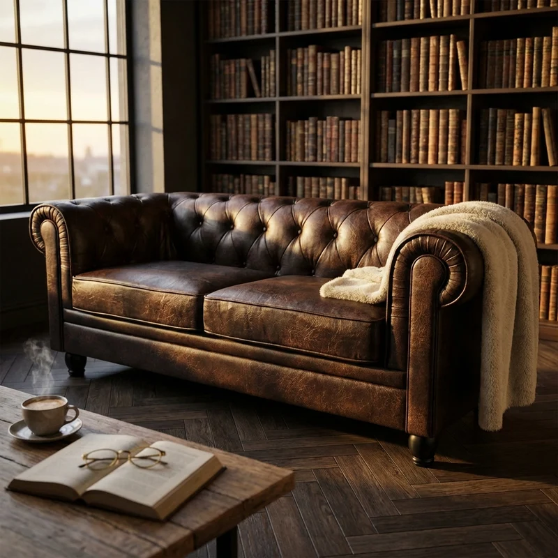 Divano Vintage di Design - CHESTERFIELD