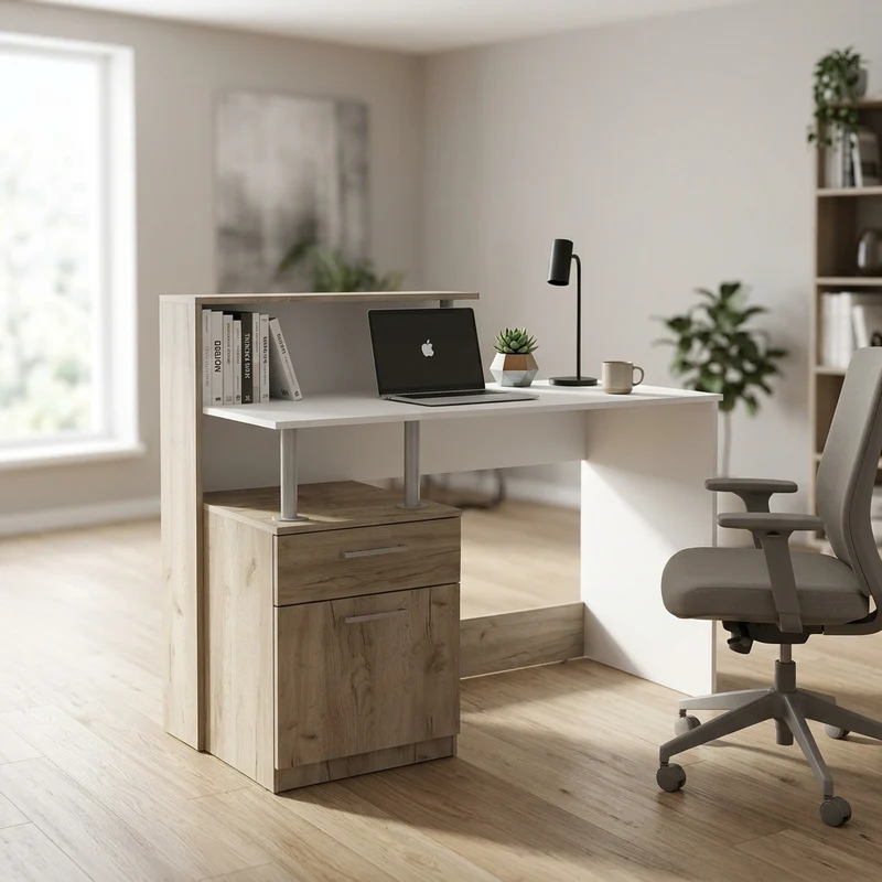 Scrivania Moderna di Design cm 121 5x52x95 - GIB