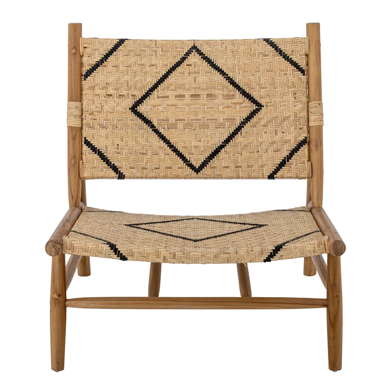 Sedia da soggiorno Lennox, Natura, Teak