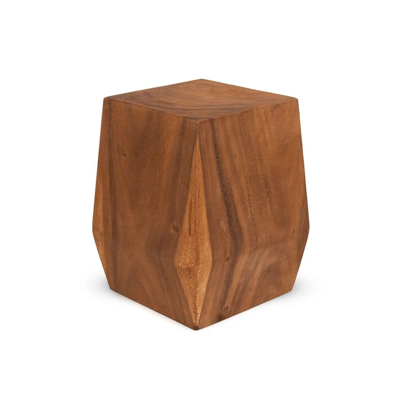 Tavolino in legno massello Stool S.A.S. 005 - Dark Brown