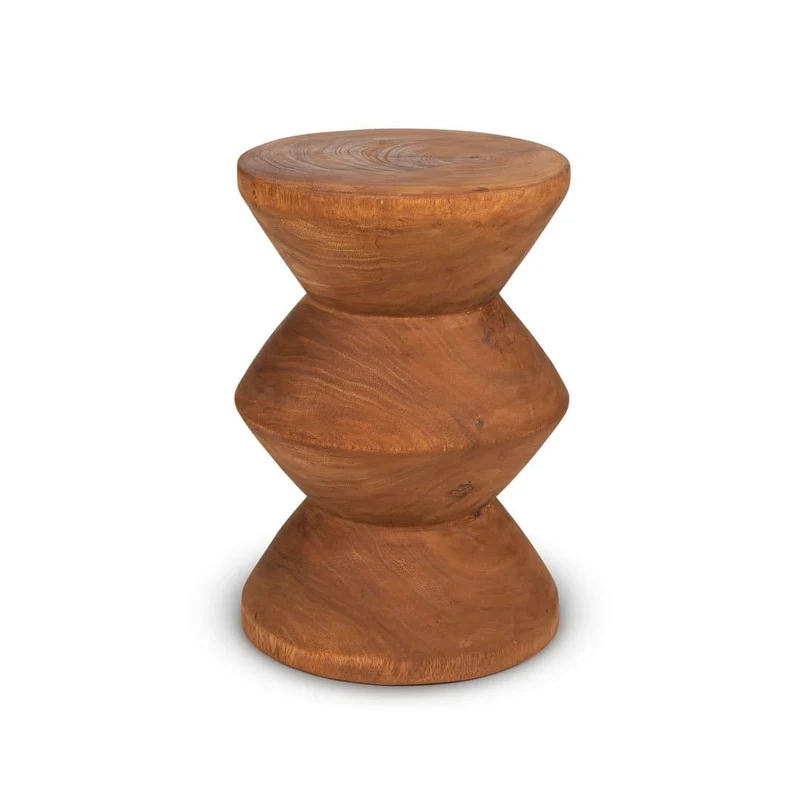 Tavolino in legno massello Stool S.A.S. 003 - Dark Brown