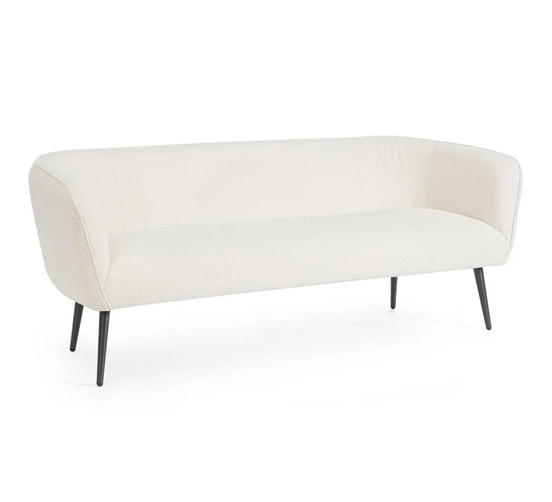 Divano 3posti Sixtine bianco boucle'