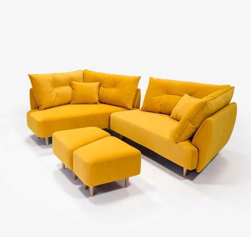 Divano modulare DIAGON 327x160cm