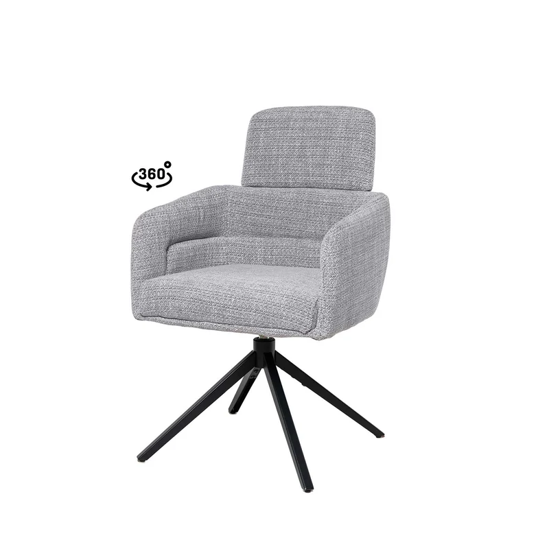 Sedia janice grigio chiaro