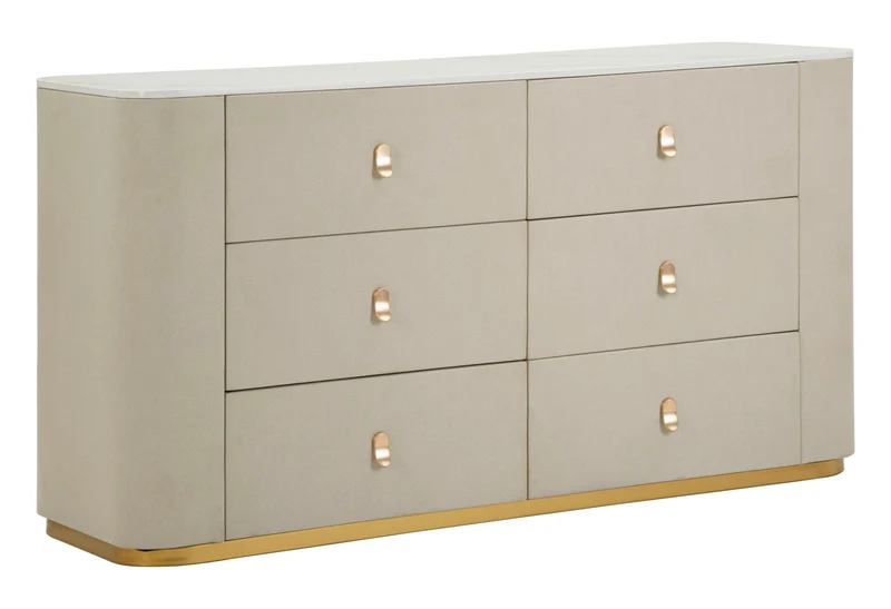 Cassettiera beauty in legno 140x45x76 cm - COMO'