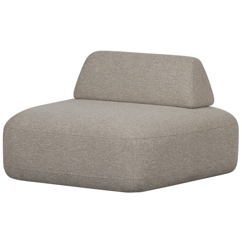 Poltrona sterck con schienale mobile naturale