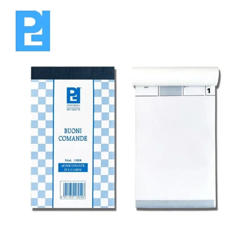 Blocco Comande 25 X 2 Copie 10x17 Cm
