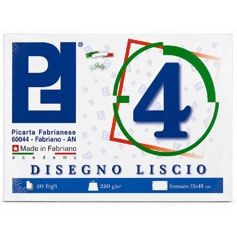 Album Disegno Liscio 33x48 Cm 20 Fogli 220 Gr