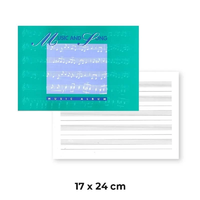 Album Musica Formato A5 17x24 Cm 16 Fogli