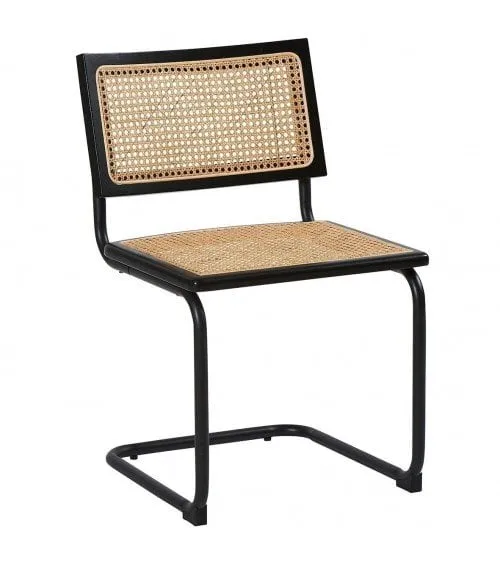 Sedia RATTAN Nero