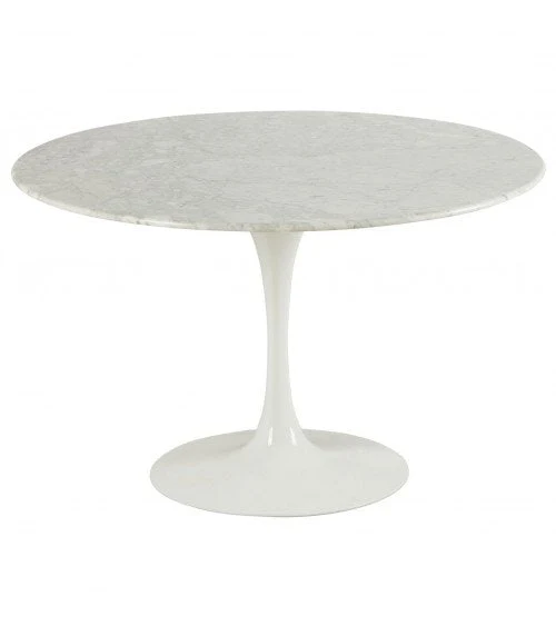 Tavolo MARBELLA WHITE D120 x H75 cm