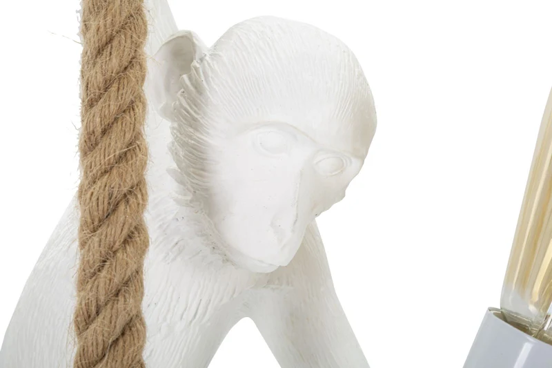 Lampadario a forma di scimmia in resina con lampadina - MONKEY