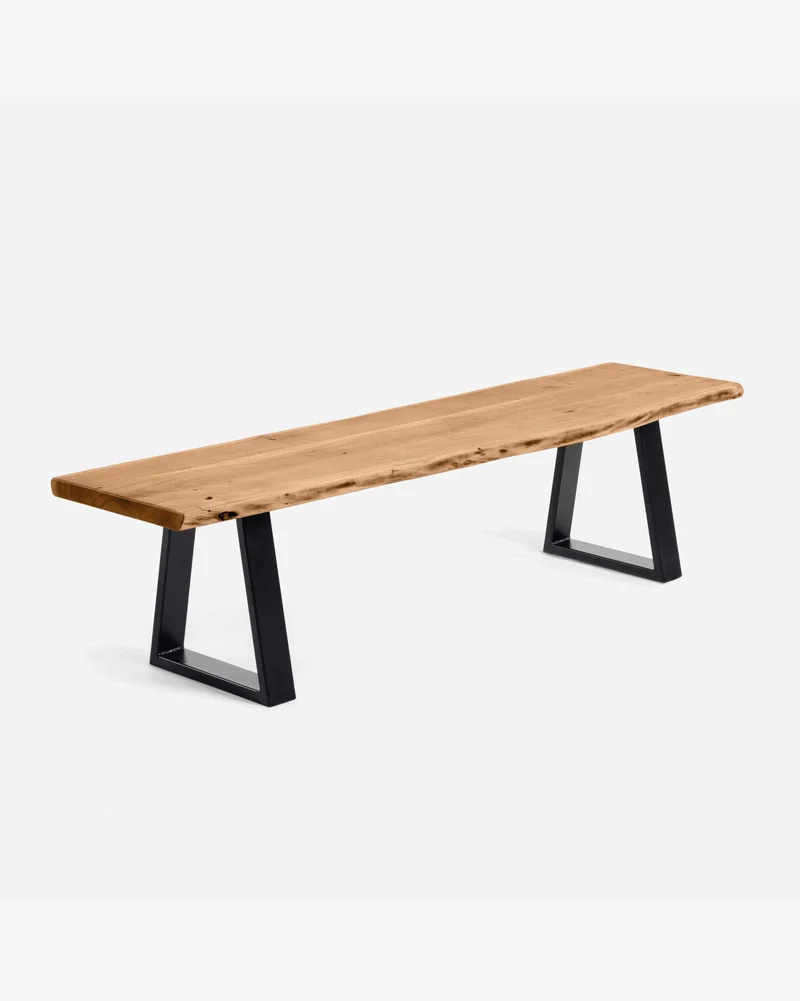 Panca ALARA 180x45x45 cm in legno massello di acacia