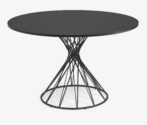 Tavolo NUIT nero Ø 120 cm