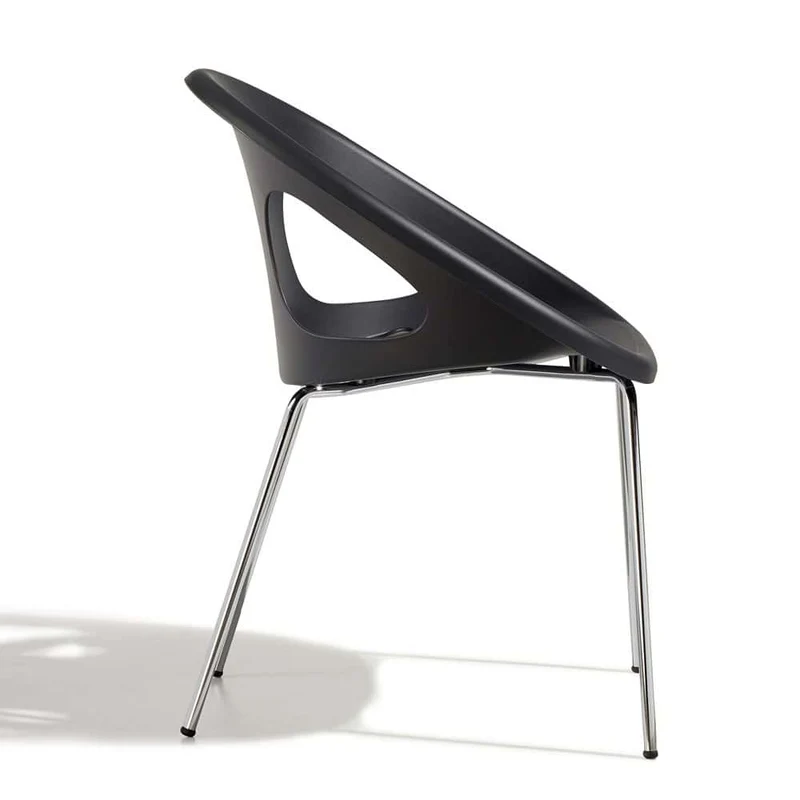 Set 2 Poltroncine DROP moderna in metallo