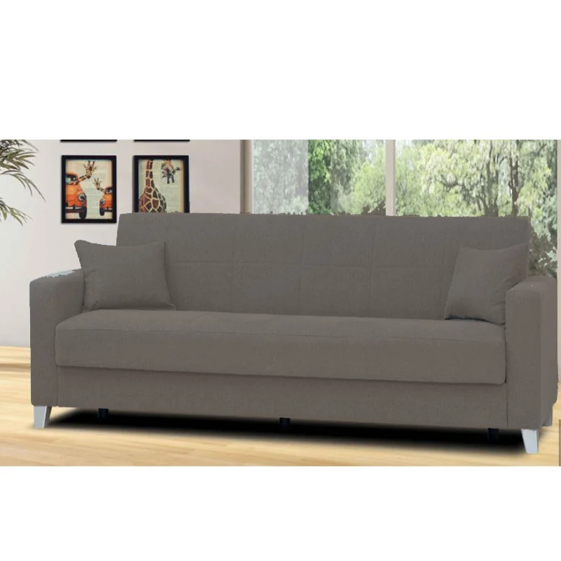 Divano Letto Marbella 3 Posti Ecru 215x80x83 Cm