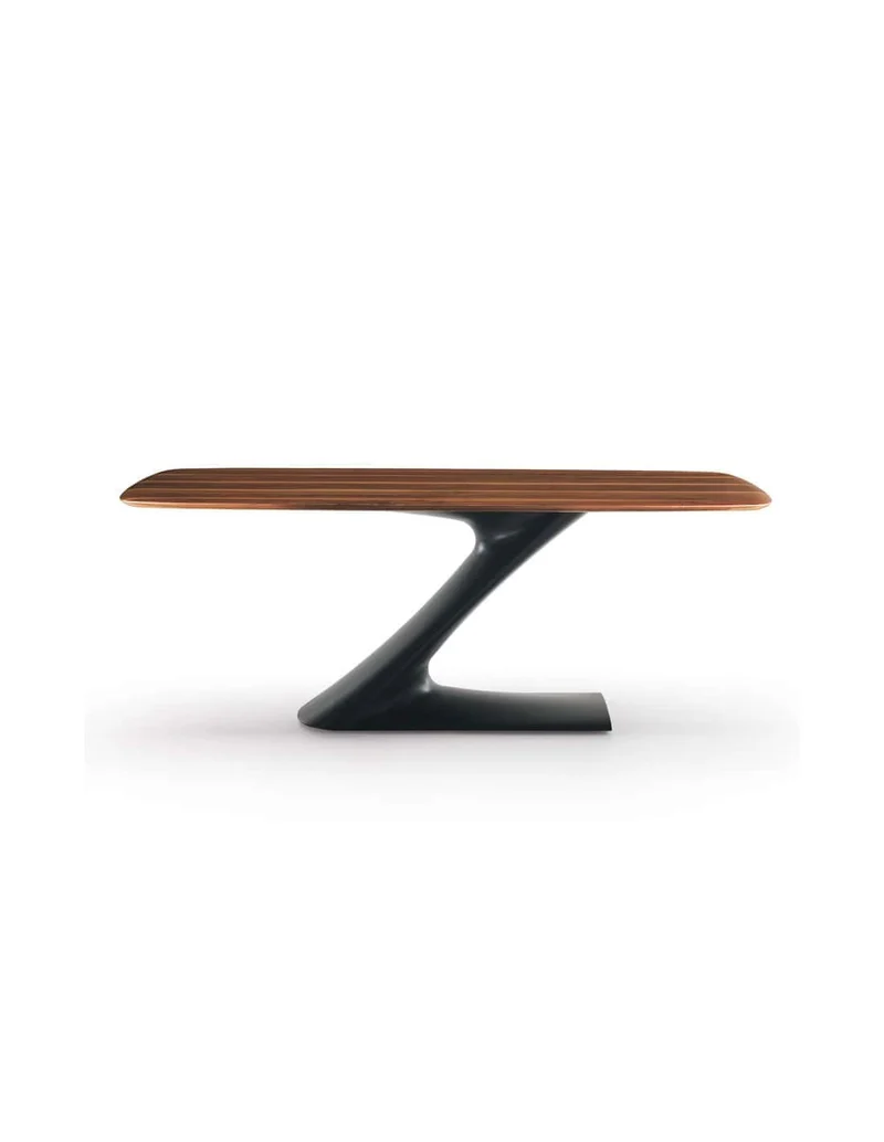 Tavolo ZETA in legno massello Noce 200x110cm By Oliver B.