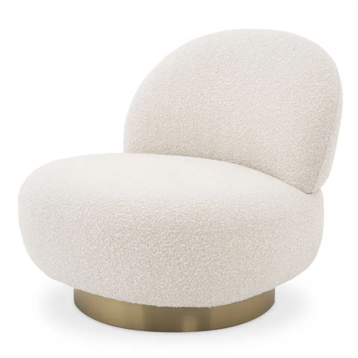Poltrona CLEMENT bouclè cream