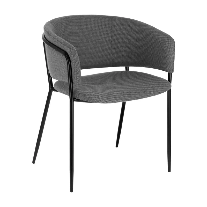 Sedia JUNE Grigio chiaro / Grigio scuro