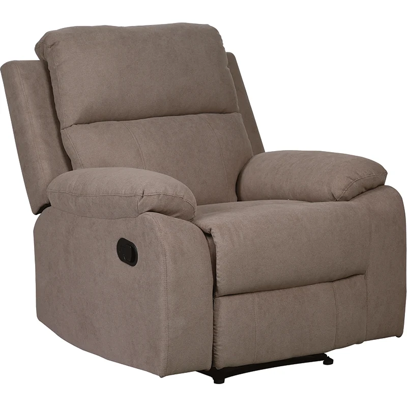 Poltrona Cassandra Reclinabile In Tessuto Beige