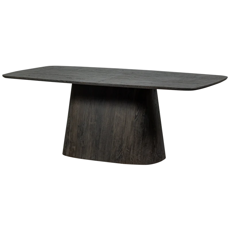 Tavolo da pranzo leah mdf marrone scuro 200x105cm
