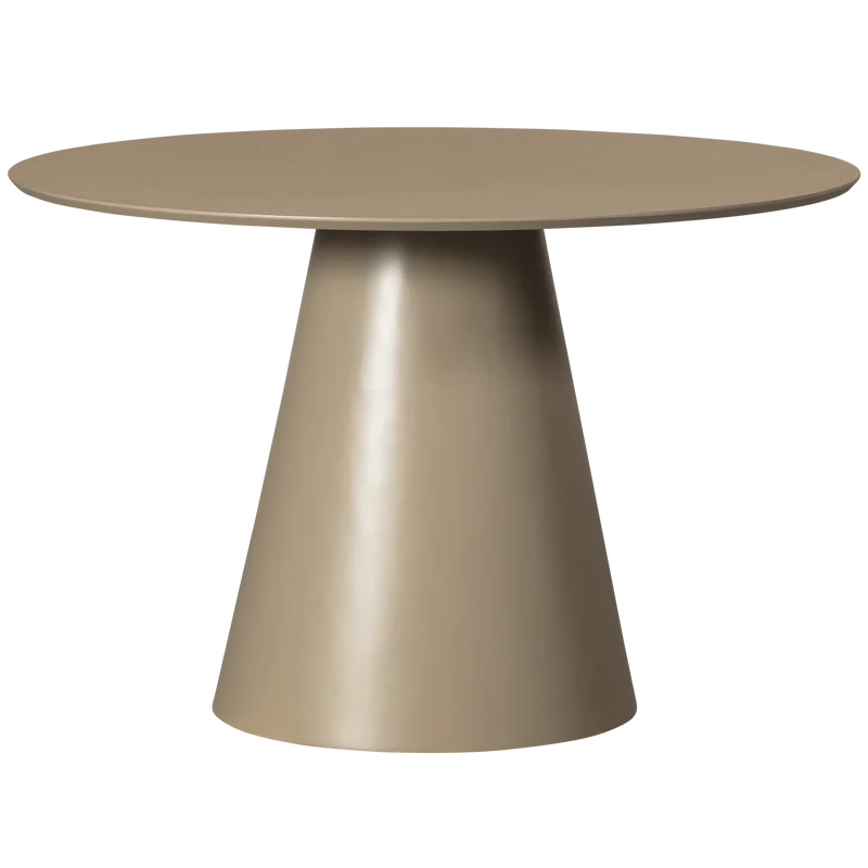 Tavolo da pranzo jorre mdf marrone militare ø120cm
