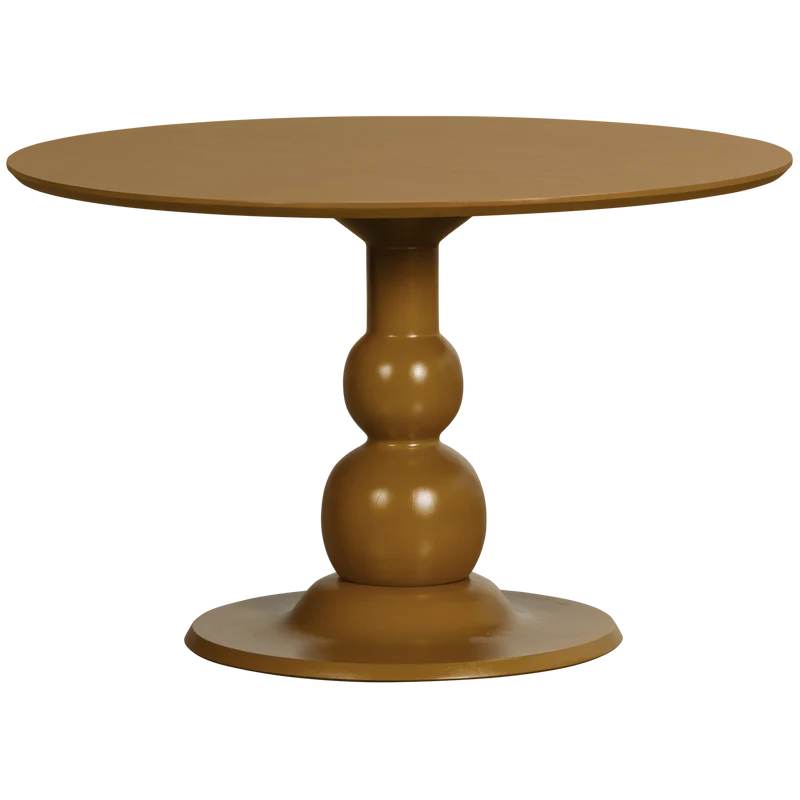 Tavolo da pranzo blanco ø120cm mango miele giallo