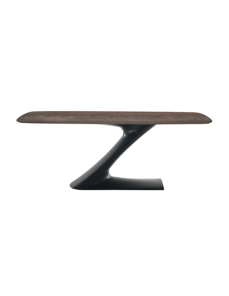 Tavolo ZETA in legno massello grigio Cenere 200x110cm By Oliver B.