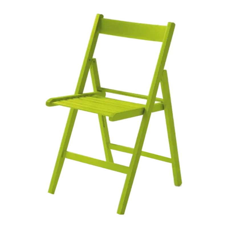 Sedia Liberty Pieghevole In Faggio Verde