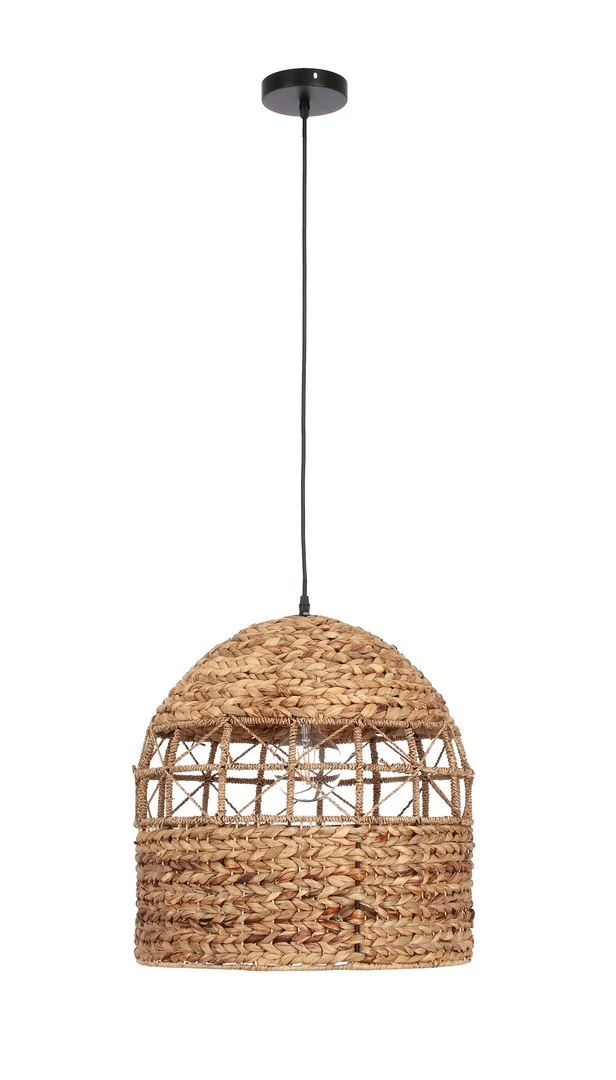 Lampadario a Sospensione in Giacinto d'Acqua Intrecciato 45 cm - ANGELICA