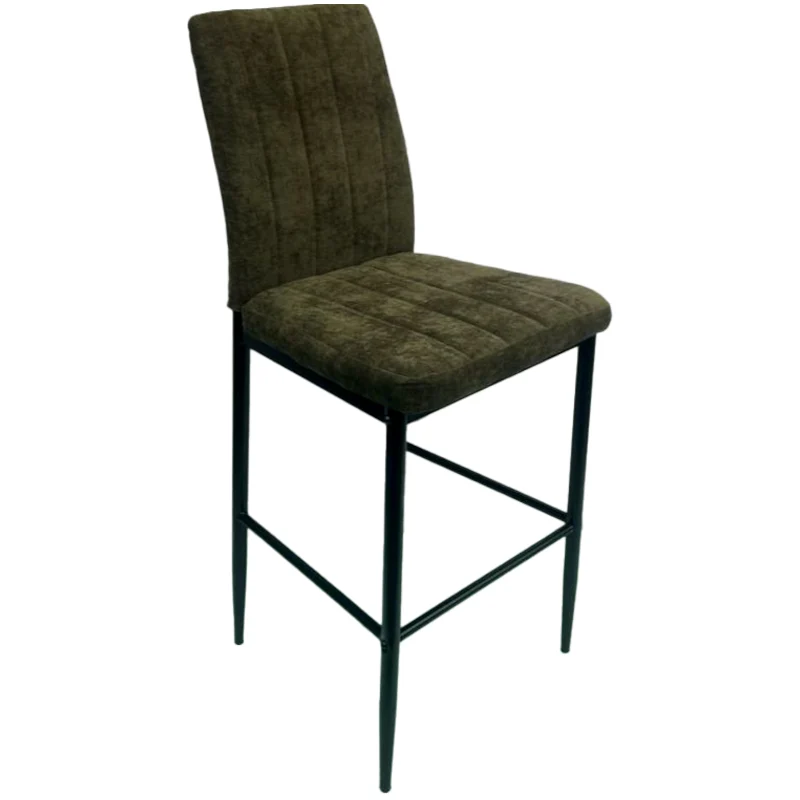 Sgabello Arredo Juliette In Tessuto Marrone