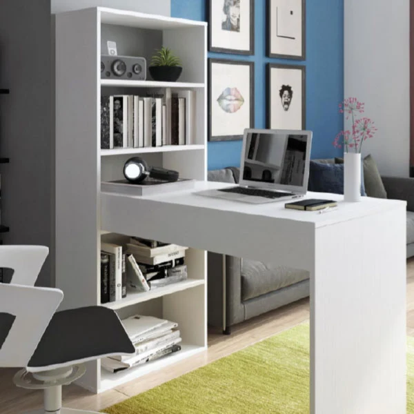 Scrivania E Libreria Artis 95x53x73cm 24x53x140cm