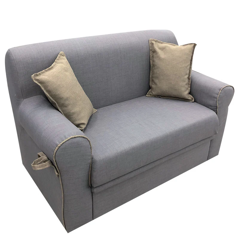 Divano Minu' 2 Posti Grigio 125x82x80 Cm