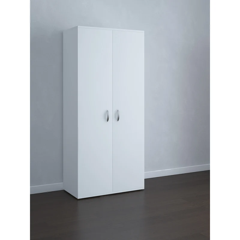 Armadio Carpi 2 Ante Bianco 80x52x170 Cm