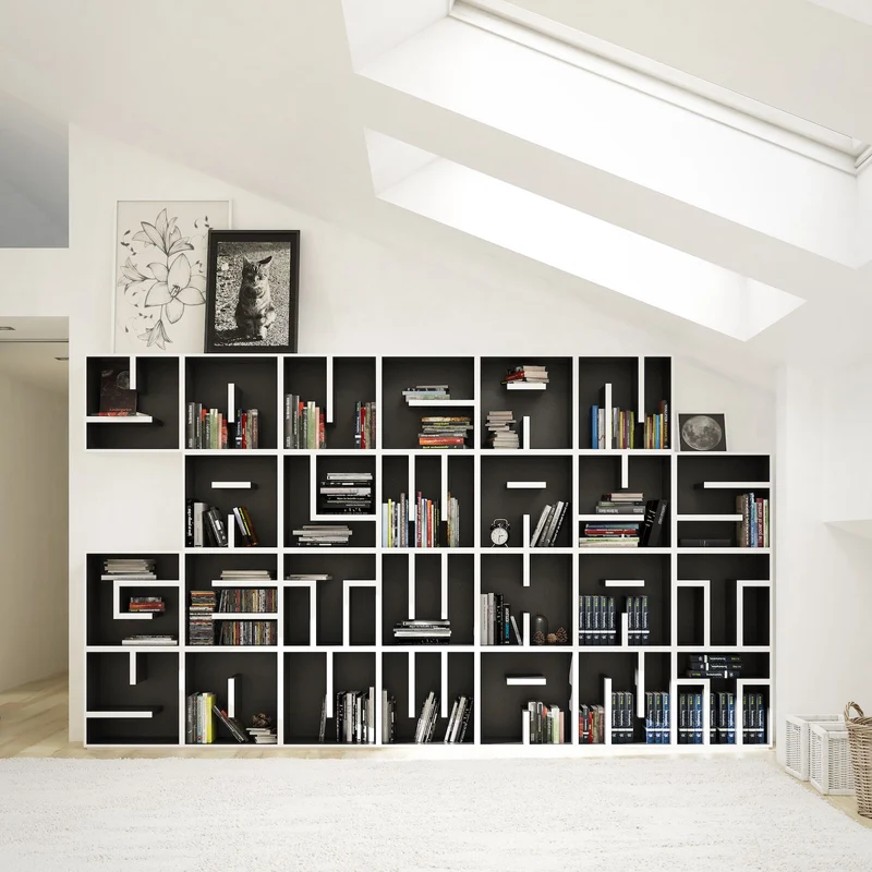 Libreria a cubi da parete ABC YCAGWYW