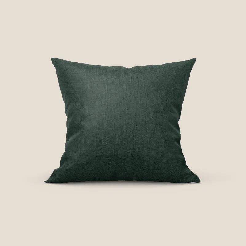 Aspen cuscino disponibile in diversi colori in elegante tessuto morbido smacchiabile T17 verde