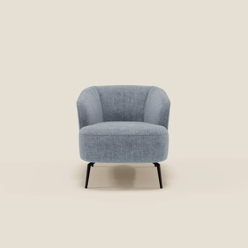 Renoa Poltroncina dall'eleganza moderna in tessuto smacchiabile T24 carta da zucchero