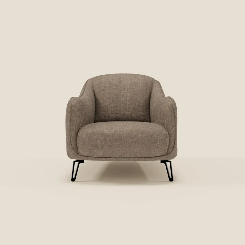 Avela Poltroncina dal comfort senza tempo in morbido tessuto impermeabile T06 marrone