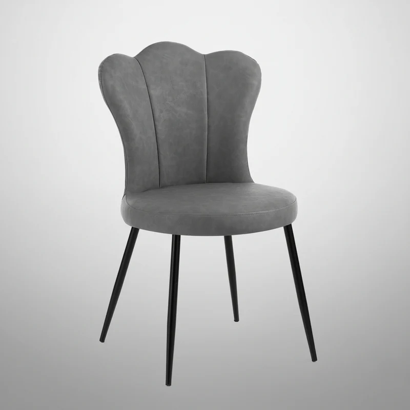 Set 4 sedie imbottite Tarja Grey
