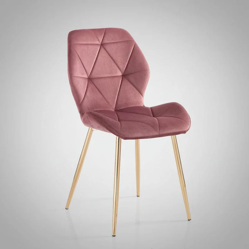 Set 4 sedie imbottite Eleanor New Pink